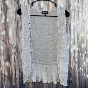 Silver Jeans Vest